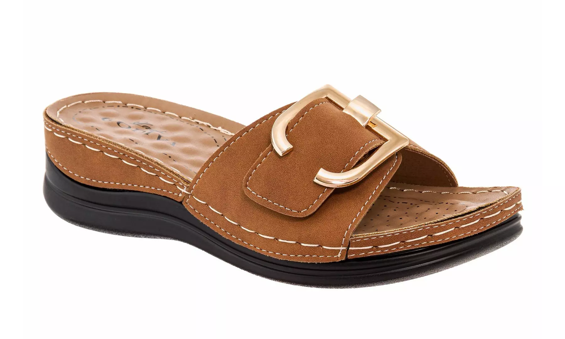 Lady Godiva Comfort Wedge Sandals