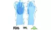 Magic Silicone Gloves, Reusable Dishwashing Gloves with Wash Scrubber, S124