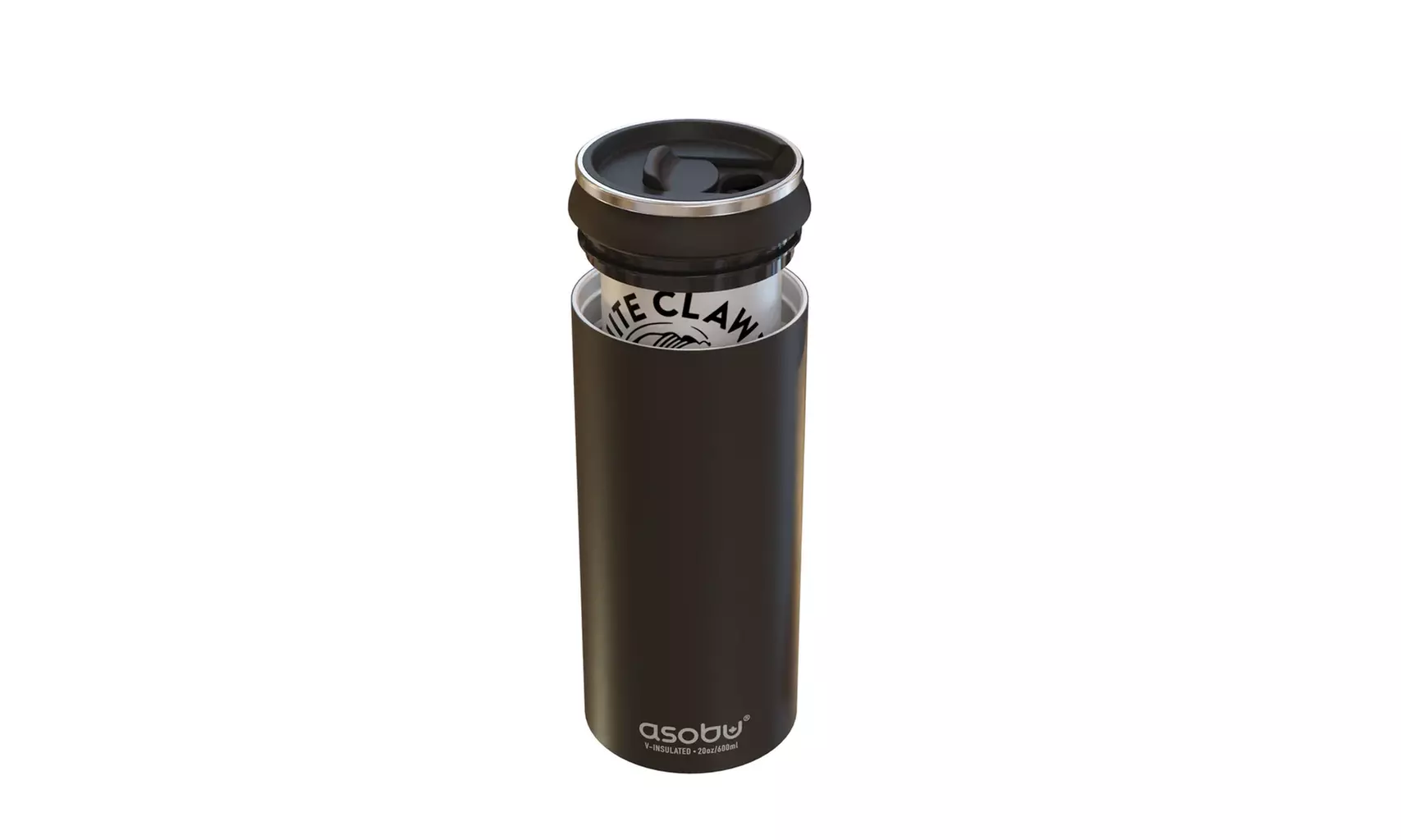 Asobu 16oz Multi Can Cooler, Insulated Stainless Steel with Lid