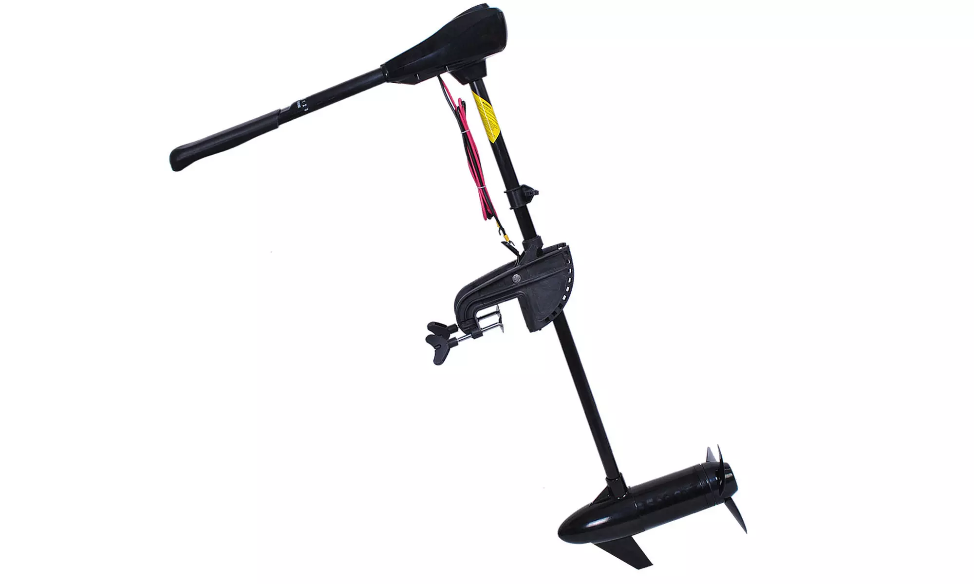 Costway New 55lbs Freshwater Transom Mounted Trolling Motor 36" Shaft