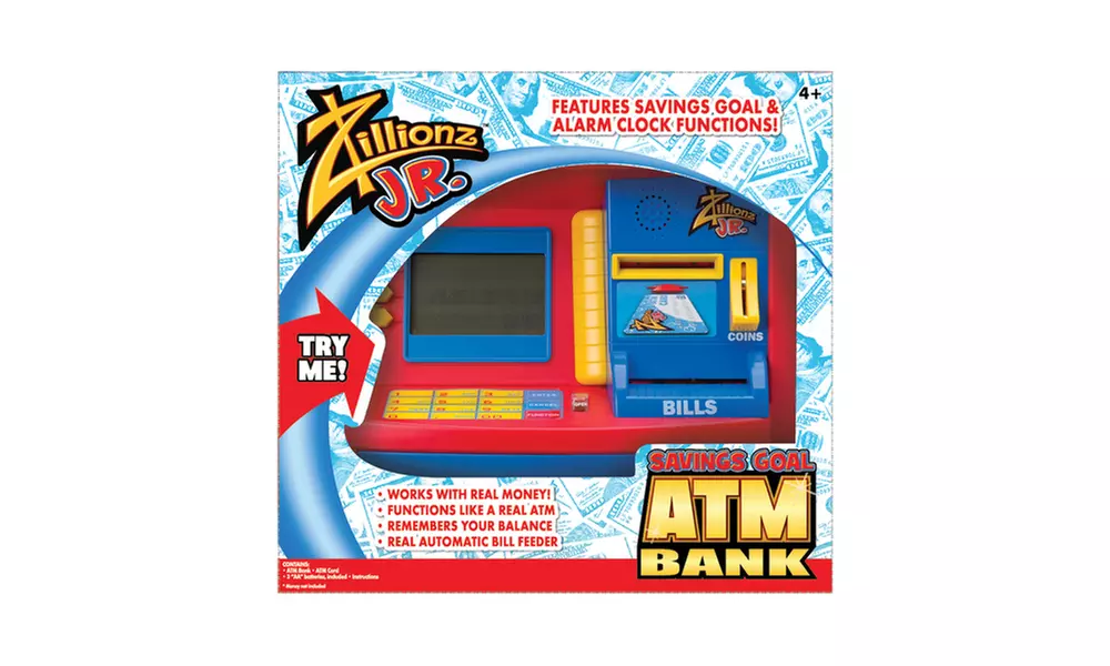 Jr. Deluxe Savings Goal ATM Bank - Primary Image