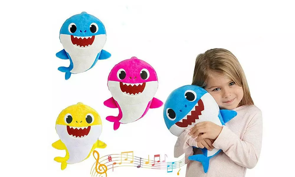 Baby Shark Singing Plush Toys Music Doll Toy Christmas Gift - Primary Image