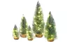 Mini Christmas Tree with Lights, Table Top Decorations, Desktop Pine Tree Xmas
