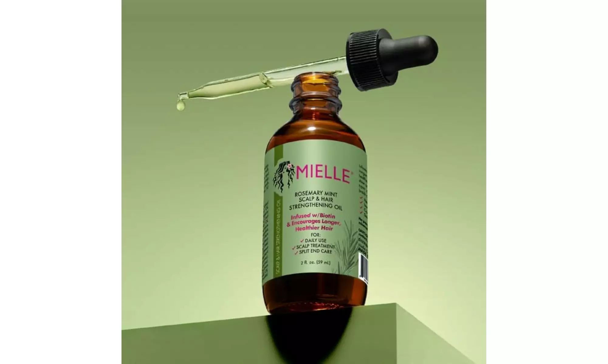 Mielle Organics Rosemary Mint Scalp & Hair Strengthening Oil for All Hair Types 