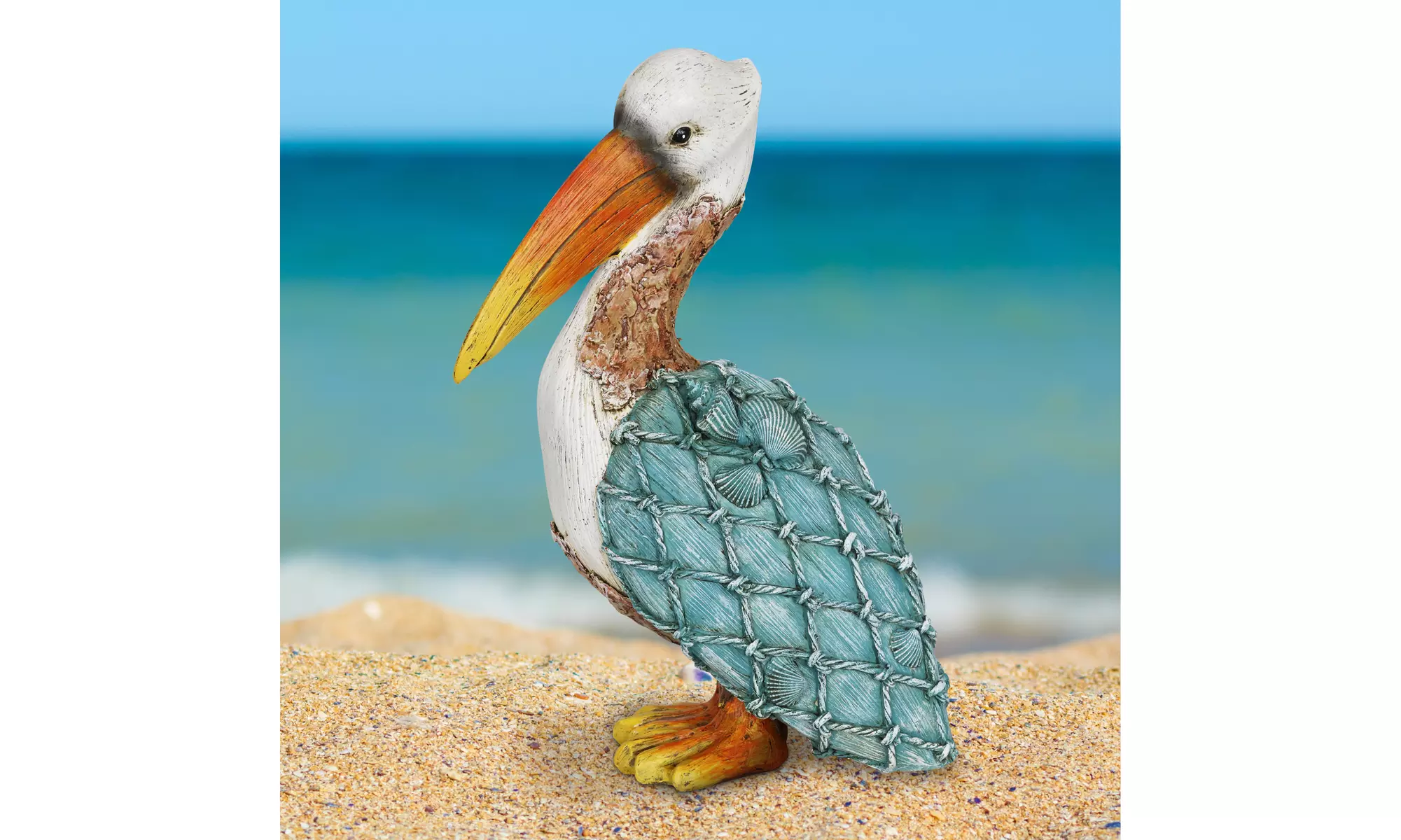 Exhart Sea Shell Pelican, 10 Inch - Primary Image