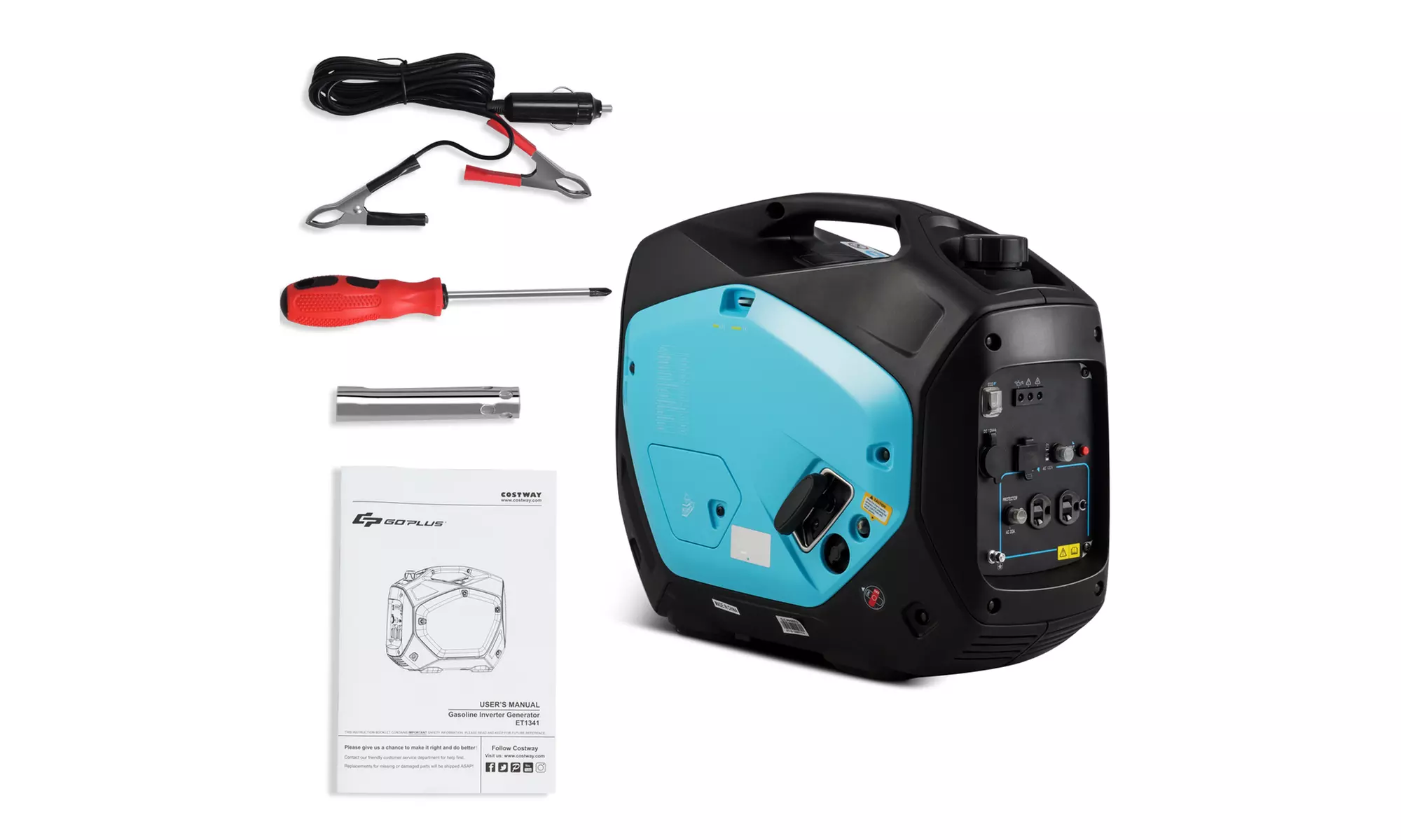 Inverter Generator 2000W Portable Gas Powered Super Quiet w/USB Outlet EPA CARB - Second Medium