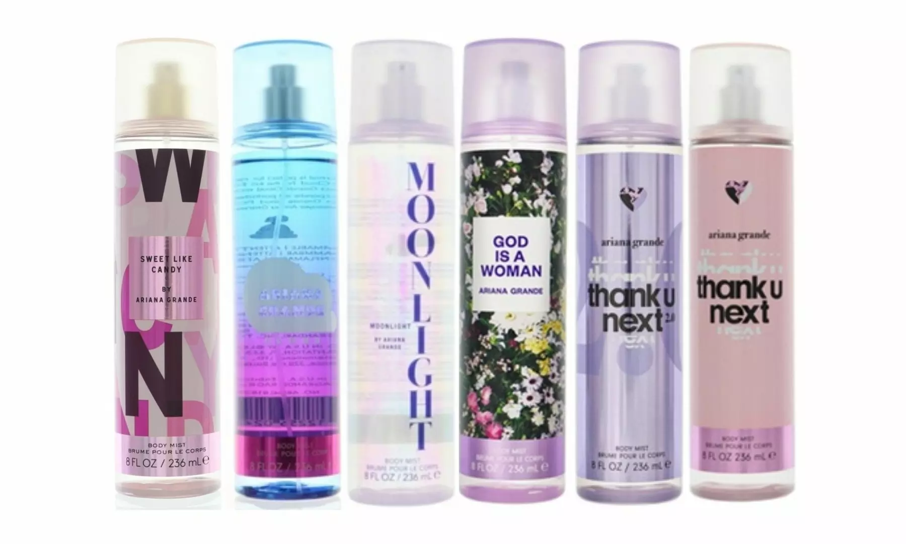 Ariana Grande Body Mist Collection - 6 Scent Options