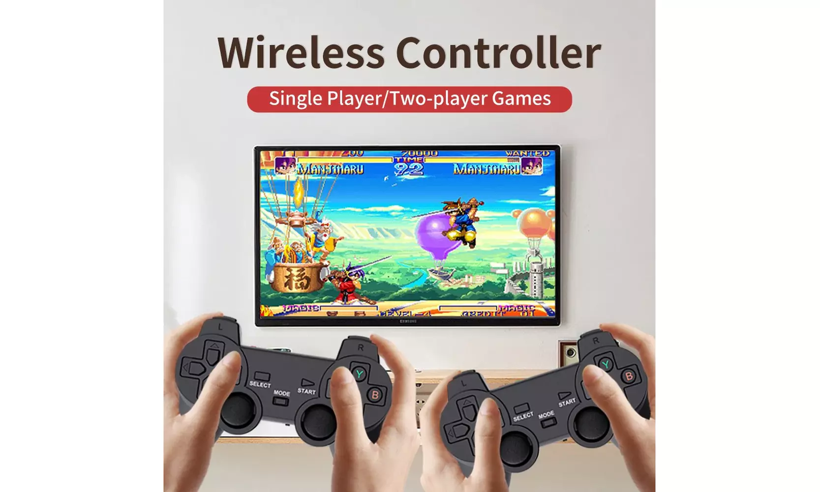 Retro Gaming Console 20,000 Plus Games 4K HDMI Wireless Controller