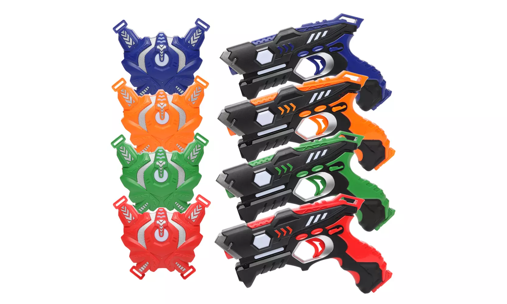 Laser Gun Small 4 Pack 4 Vests - Primary Image