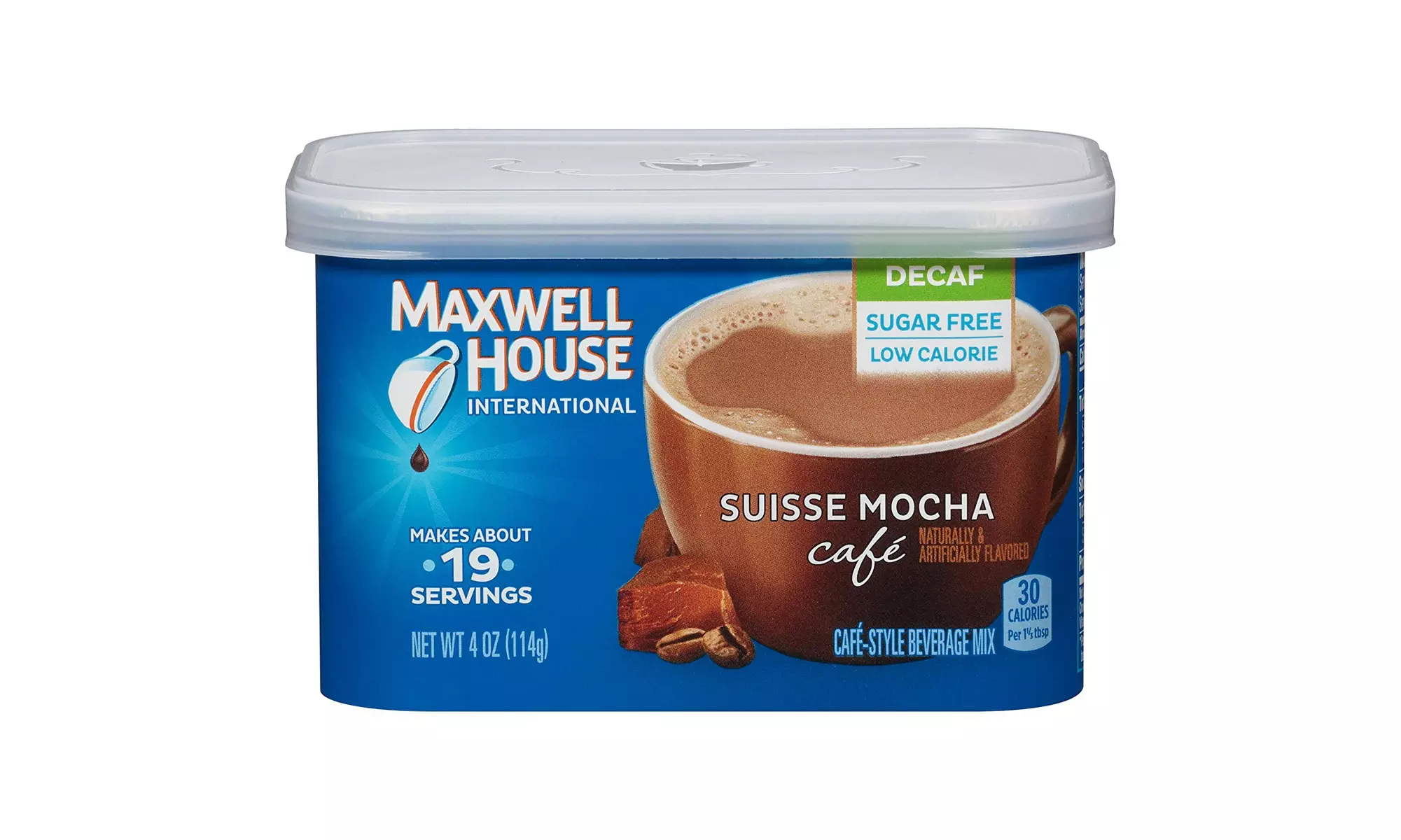 Maxwell House International Cafe Decaf Suisse Mocha Instant Coffee - Primary Image