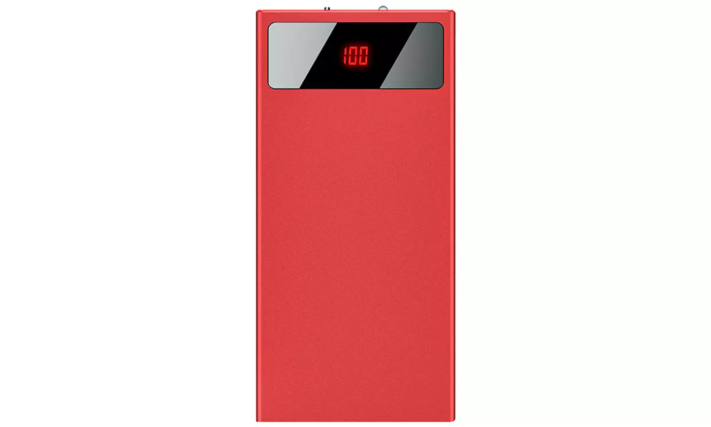 iMounTEK 20,000mAh Ultra-Thin Dual-USB Power Bank w/ Power Display & Flashlight