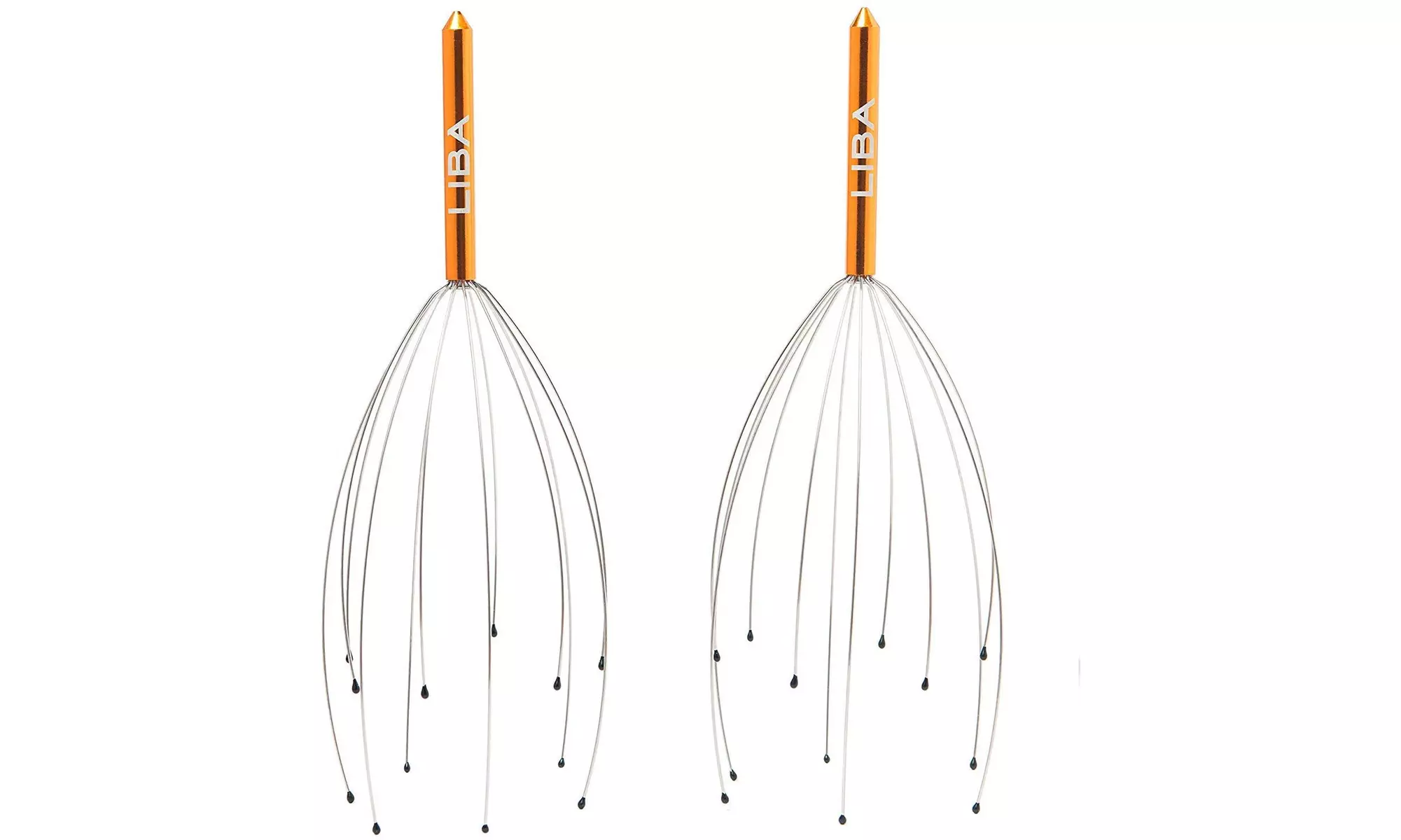 Scalp Massager Tool (2-Pack) Head Hair Scratcher Massage by LiBa - Primary Image