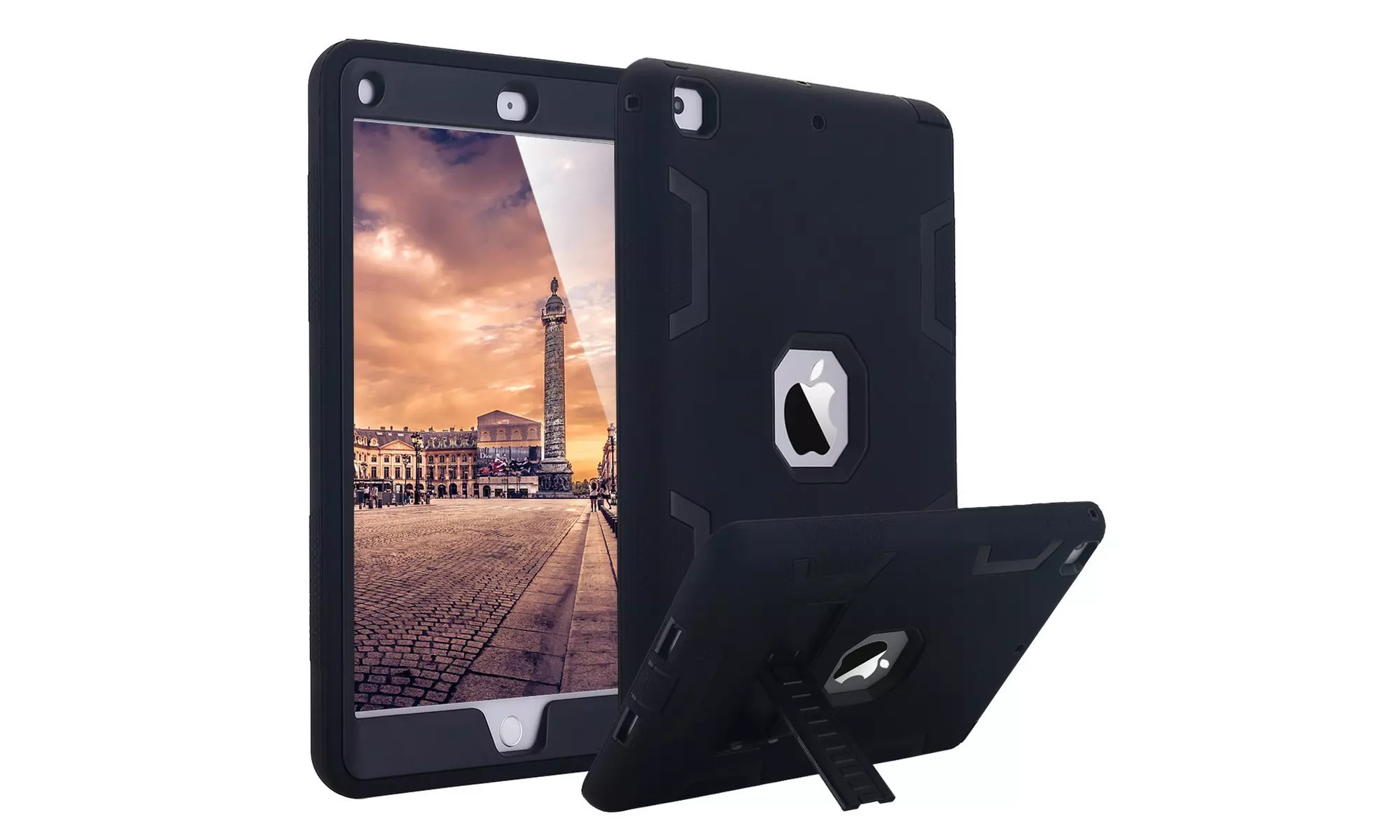 Shockproof Heavy Duty Case with Kickstand for iPad 9.7 Inch 2017 2018