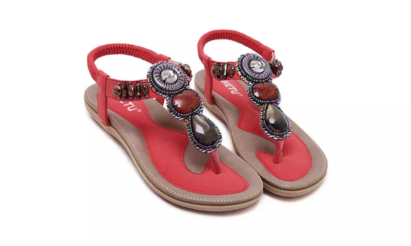 Women's Summer Sandals Bohemian Flat Sandal Shoes