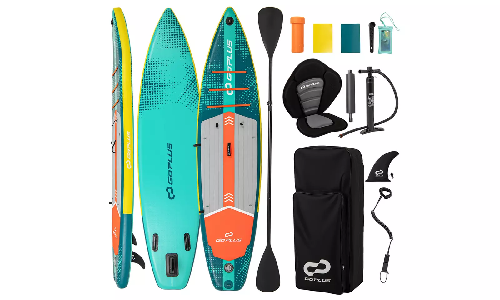 Goplus 11' Inflatable Stand Up Paddle Board whth Accessories Paddle Hand Pump