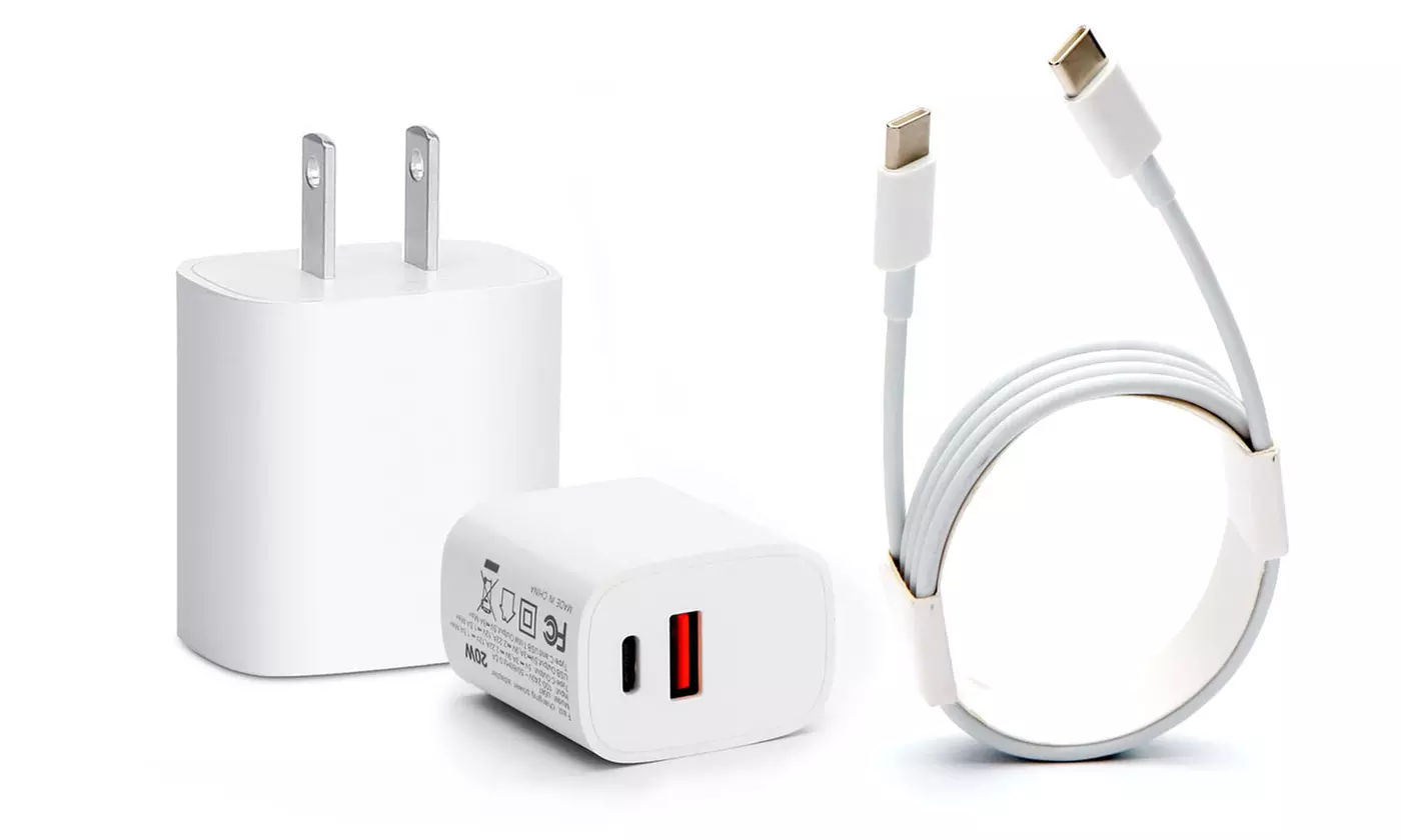 20W Fast Charging Wall Adapter USB Type-C Wall Fast Charger PD Power Adapter - Primary Image