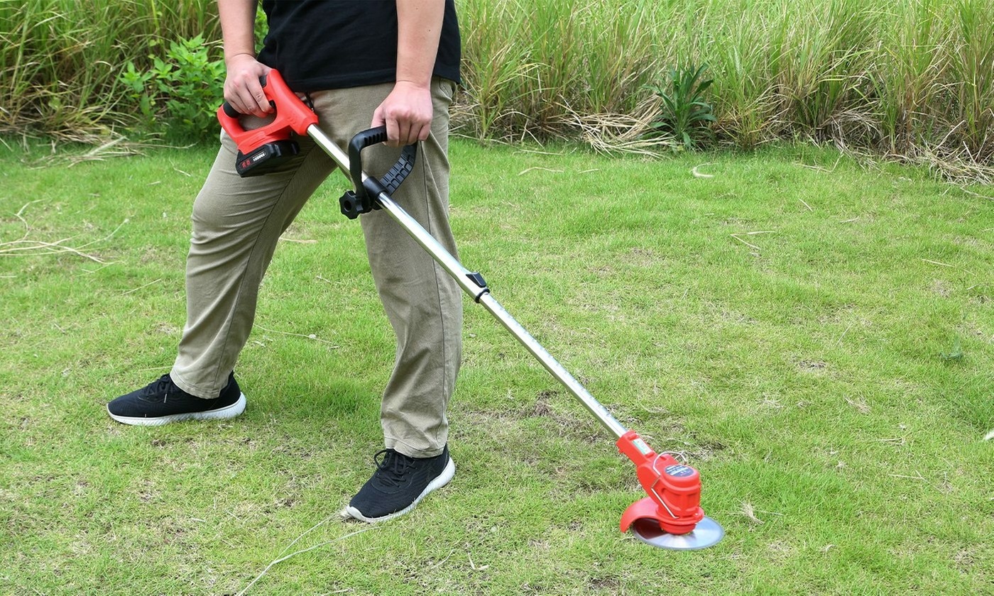 LakeForest Cordless Weed Wacker Electric Grass Trimmer Weed Eater for Lawn Care