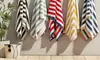 100% Cotton Stripe Border Oversized Beach Towel