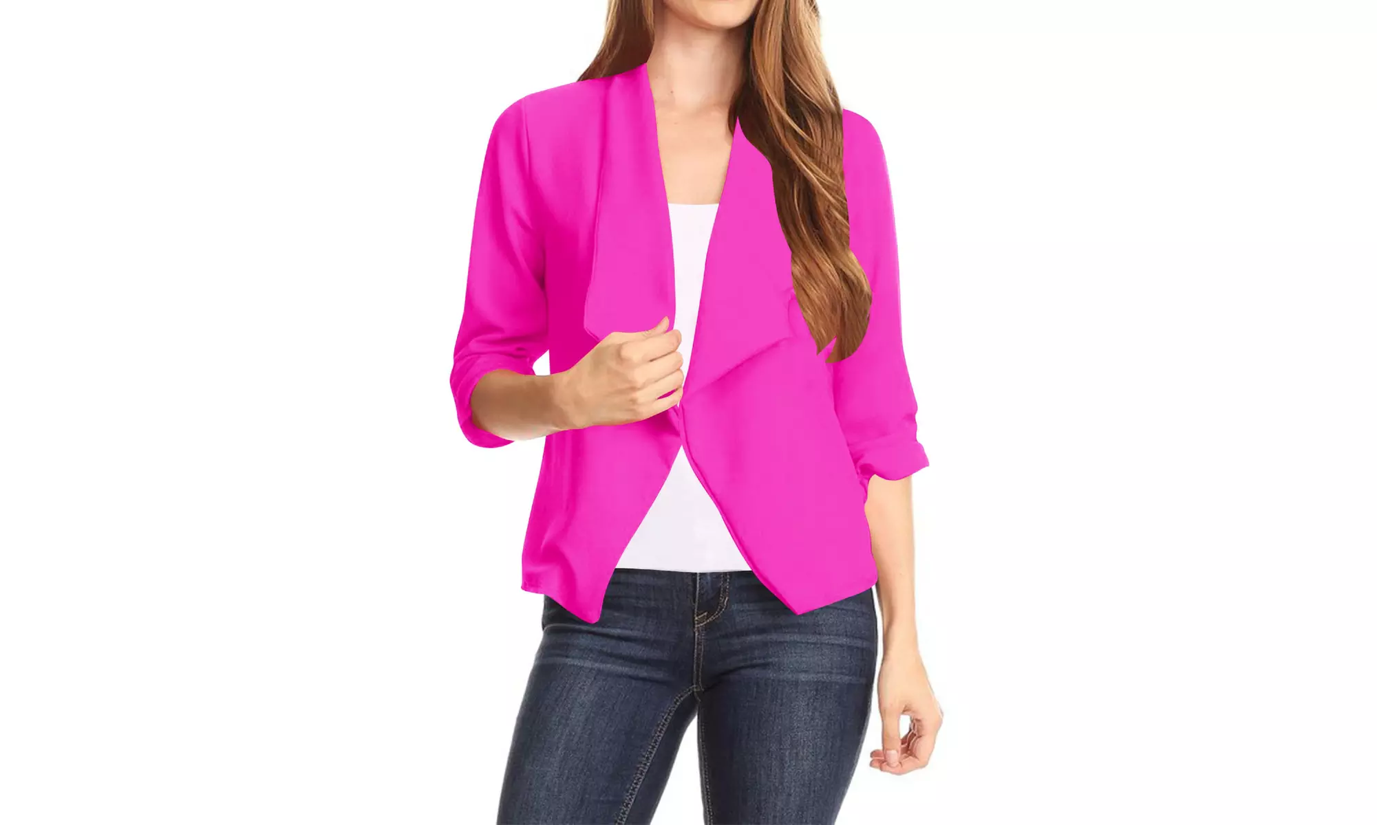 Women's Casual Office Wear Basic Solid Blazer Jacket