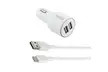 Belkin Dual USB Car Charger - 2 12W USB-A Ports with Fast Charging Type C Cable - Image 3