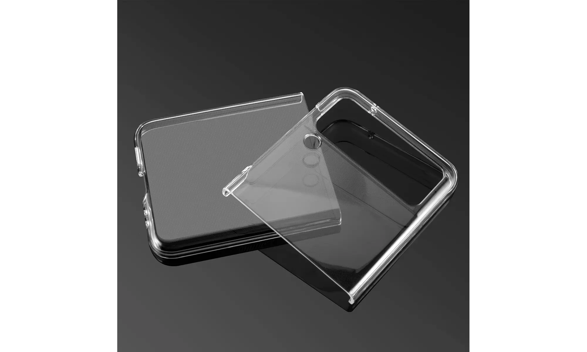 AICase For Samsung Galaxy Z Flip 3 Crystal Case Clear Bumper Transparent Case  - Second Medium