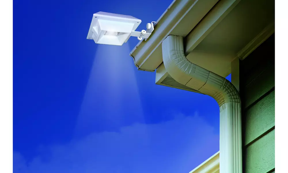 2-Pack: Triple-Mount Solar Gutter Lights - Primary Image