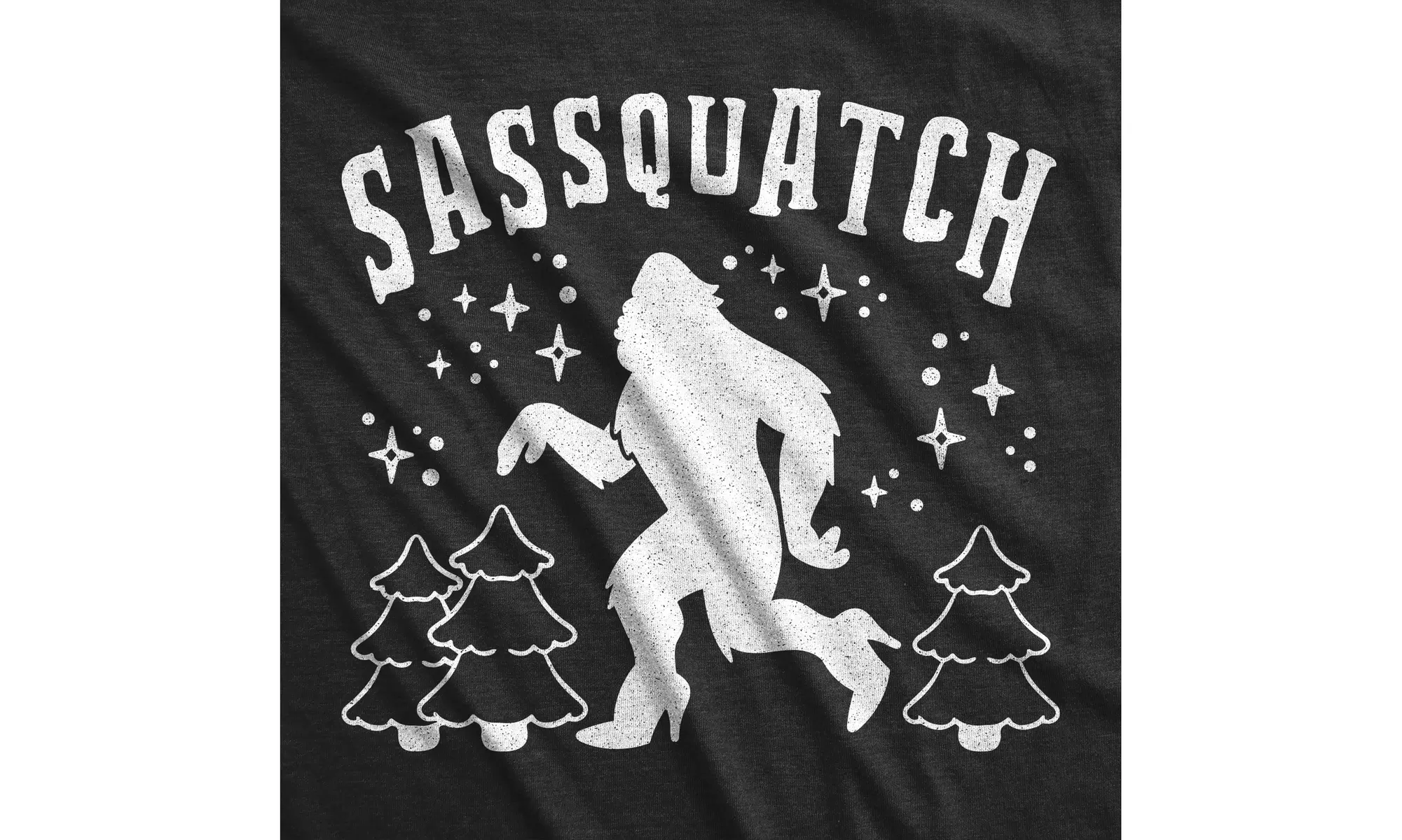 Womens Sassquatch Tshirt Funny Sassy Sasquatch Bigfoot Novelty Graphic Tee - Second Medium