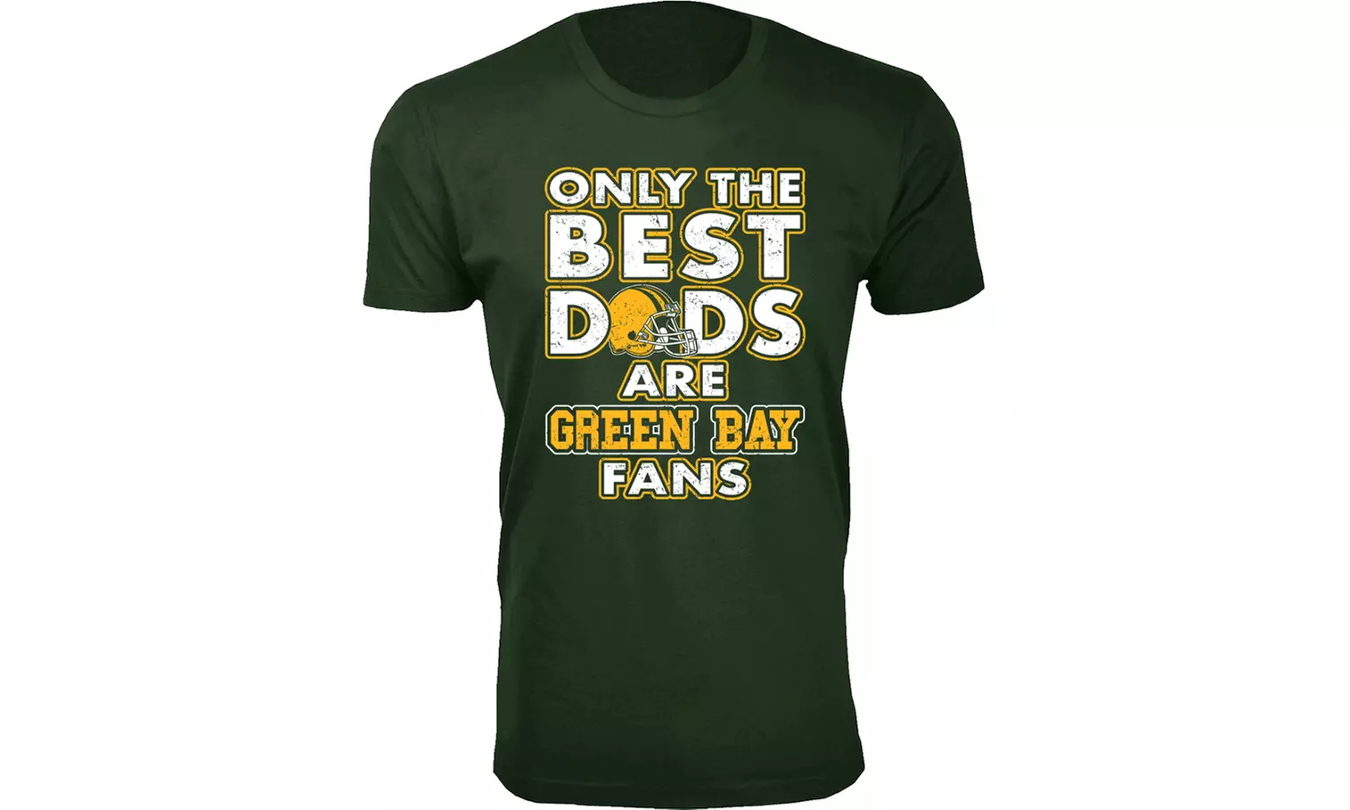 Men Only The Best Dads Football Fan T-Shirt (M-3XL)