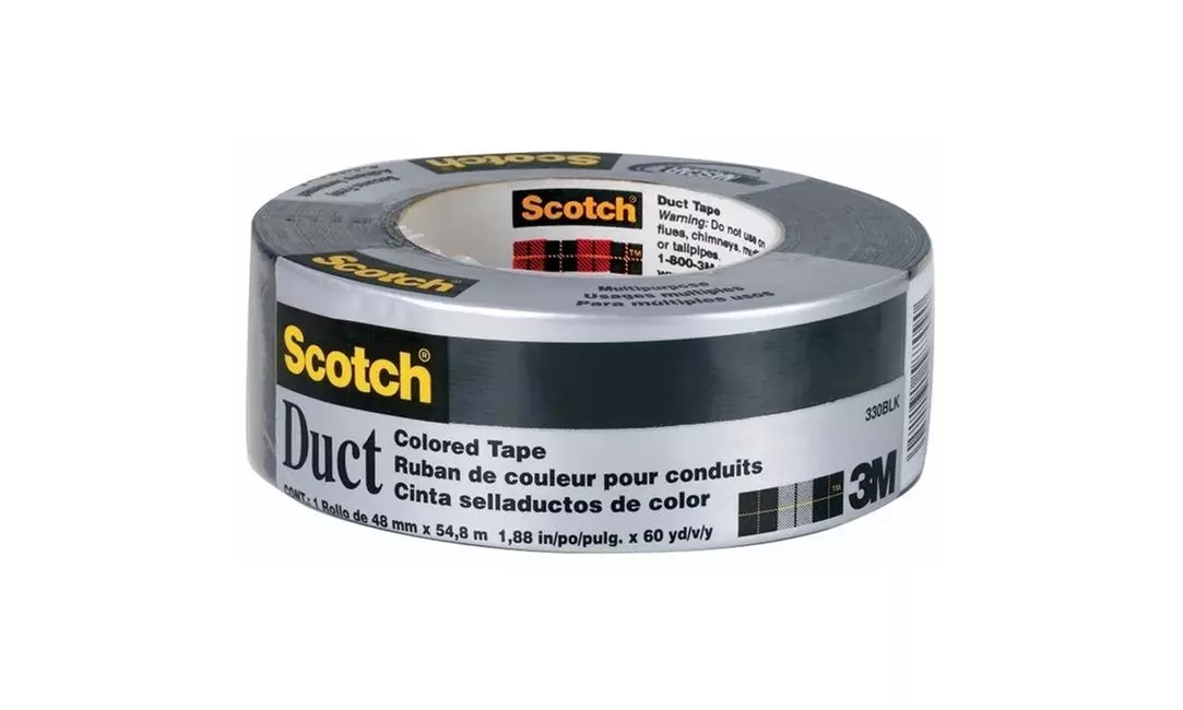 3m 20 Yards Black Duct Tape 1020-BLK-A - Primary Image