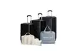 Eight-Piece Luggage Set with Spinner-Wheeled Hardshell Suitcases - Second Medium