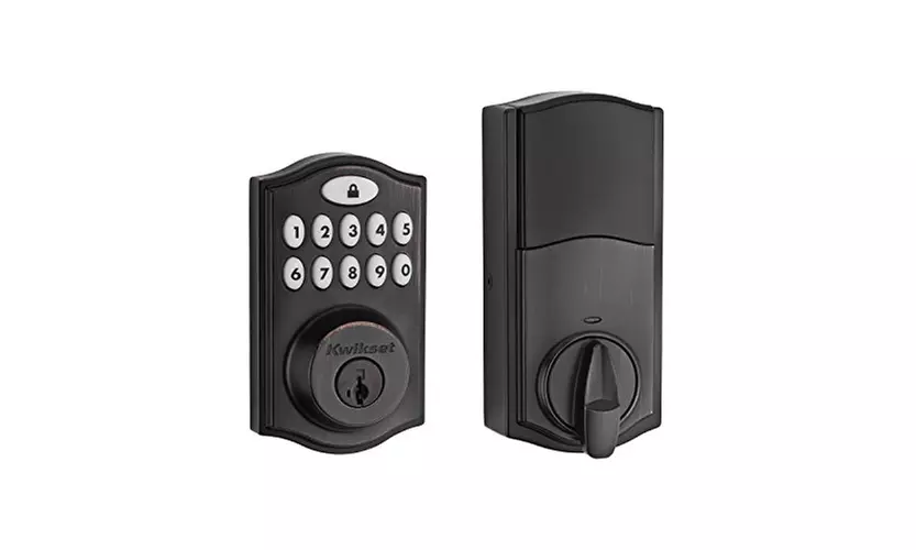 Kwikset 99140-003 SmartCode 914 Deadbolt w/ SmartKey and Z-Wave, Venetian Bronze - Primary Image