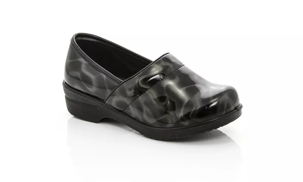 Coco Jumbo Toddlers to Big Kids' Black & Brown Abstract Dawn Clogs - Second Medium