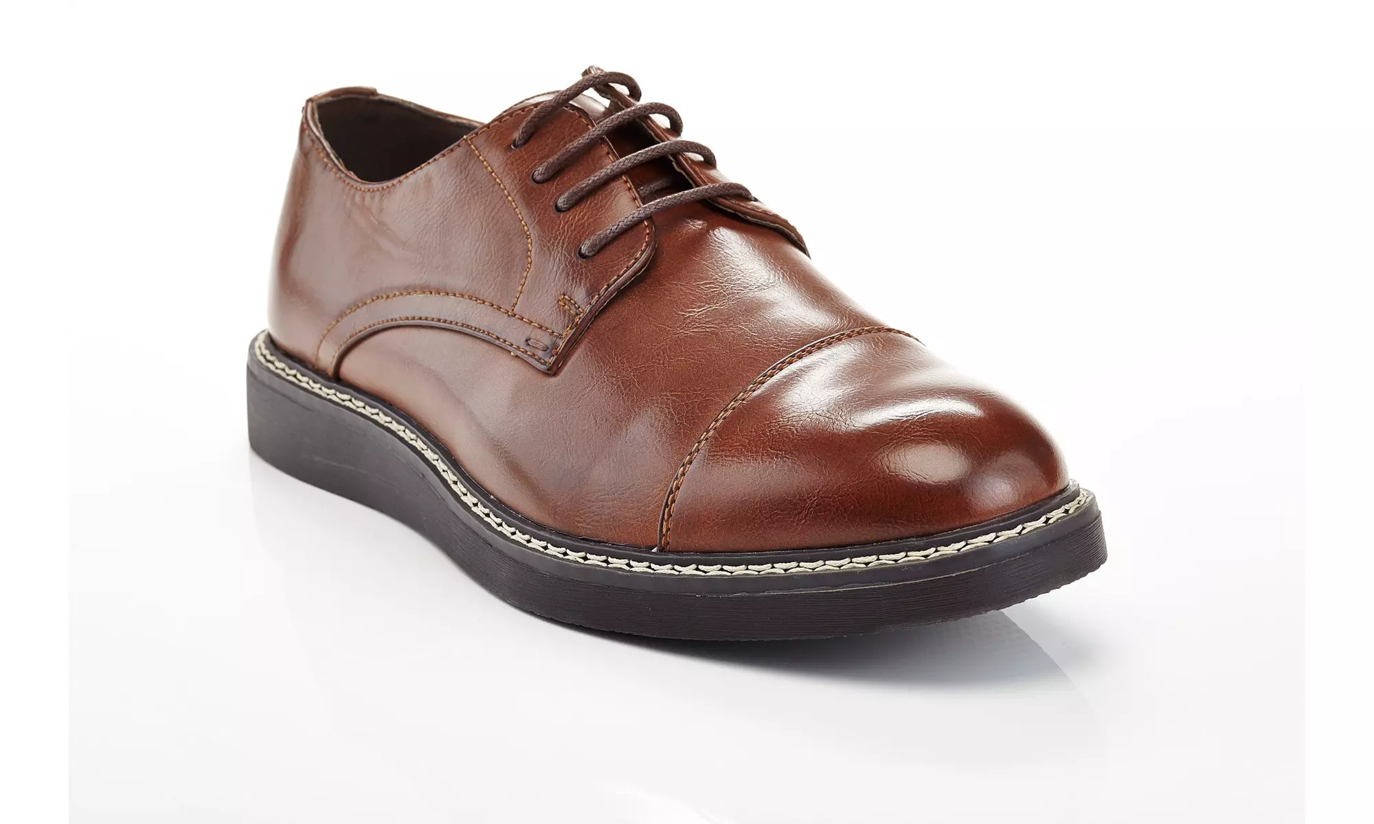 Adolfo Men's Cap-Toe Lace-Up Dress Shoes Multiple Styles