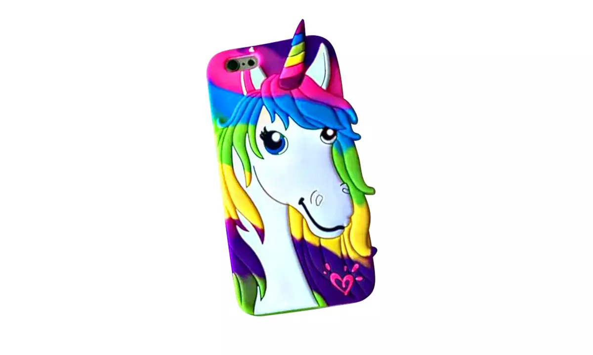 3D Soft Silicone Unicorn Case - Second Medium