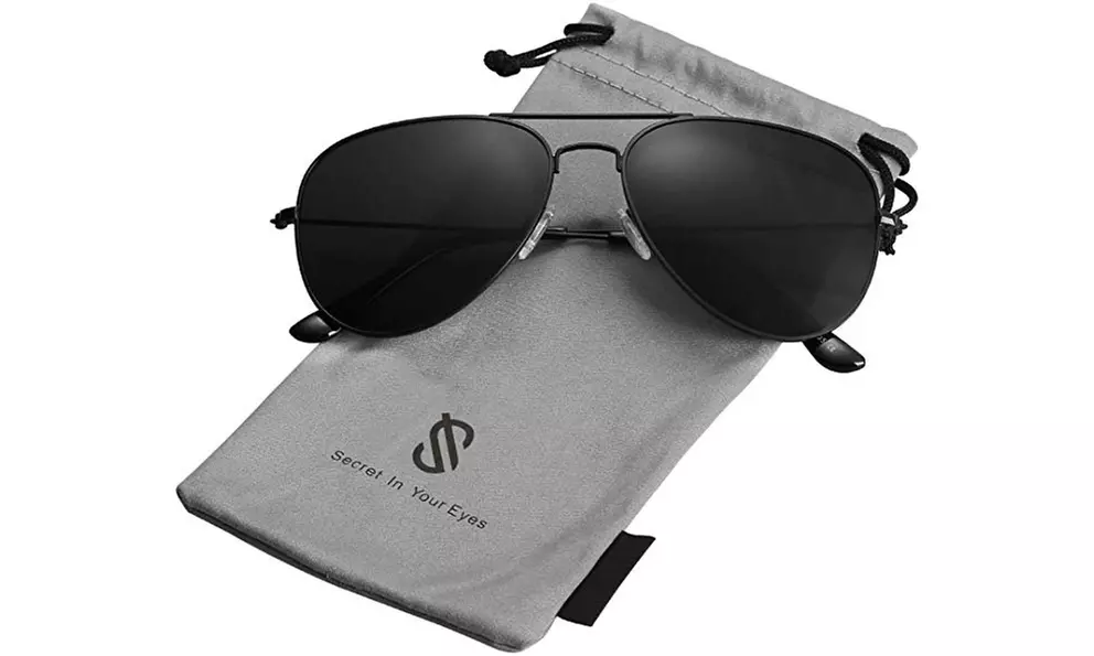 SOJOS Classic Aviator Polarized Sunglasses Mirrored UV400 Lens SJ1054 - Primary Image