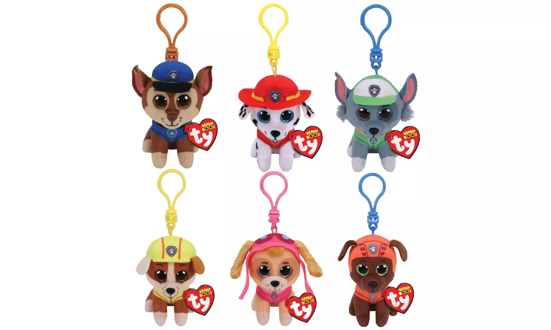 Ty Paw Patrol Plush Clip Keychain Toy  - Primary Image
