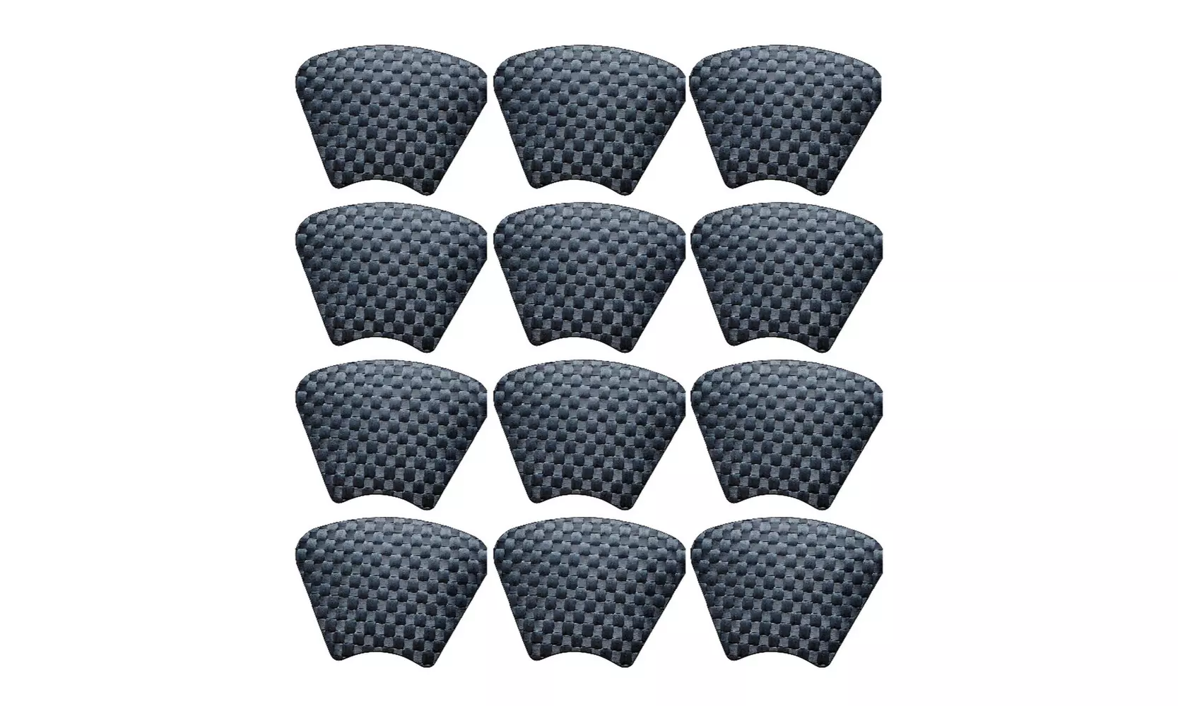 Saleen Half-Round 16-Inch Placemat (Cobalt Blue, Set of 12) - Primary Image