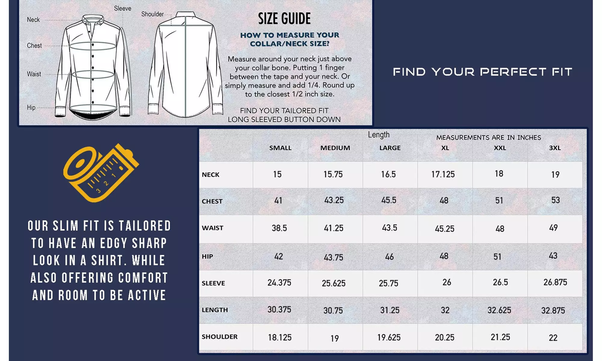Sulso Couture Men's Long Sleeve Performance Solid Sateen Button Down - Second Medium