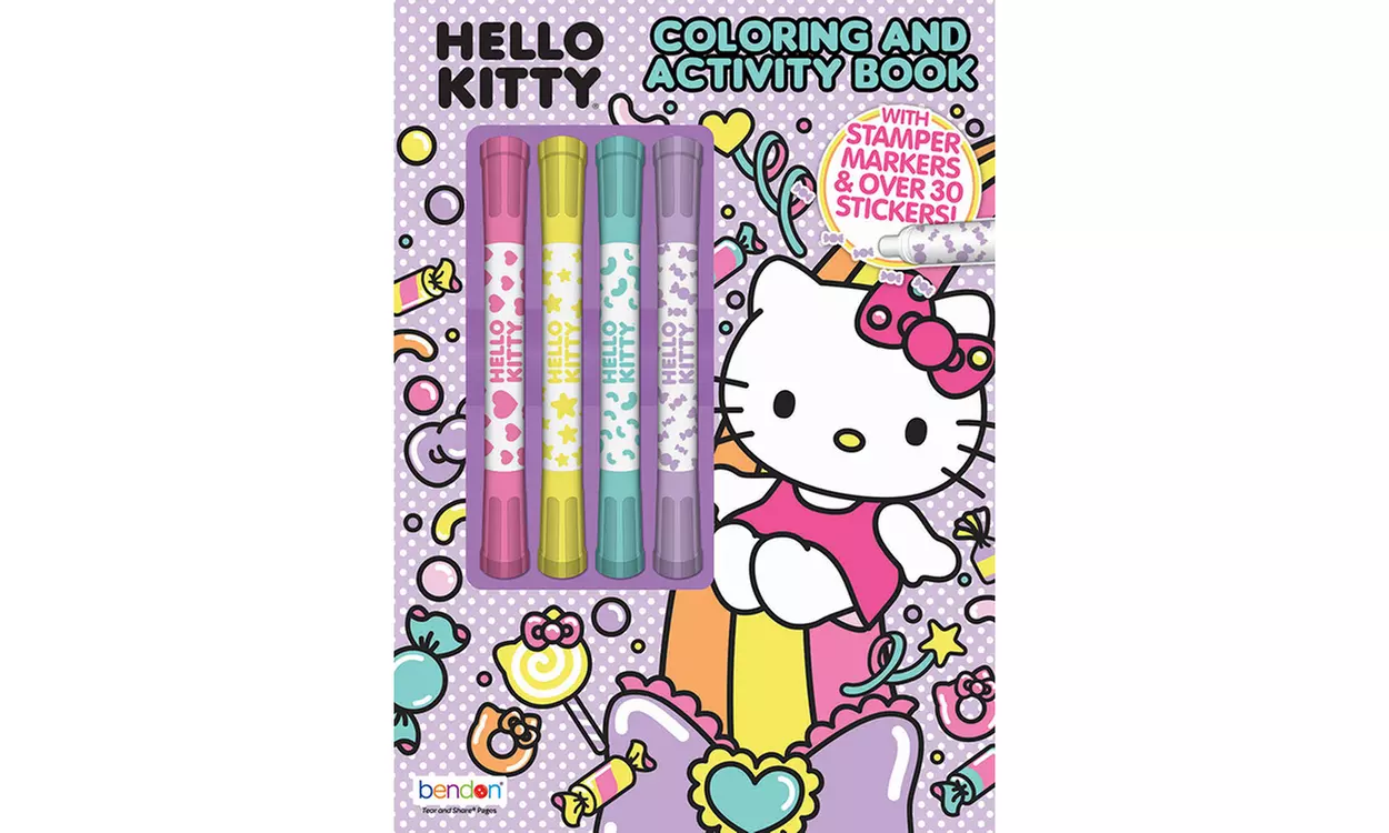 Hello Kitty Coloring &Activity Book with Stamper Markers - Primary Image