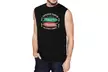 365 Printing Superior Surf Longboard Men Black Muscle Tee Vintage Sleeveless Top - Second Medium