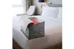 Large Capacity Blanket Storage Bags with Zipper and Window, 3pk Organizers - Second Medium