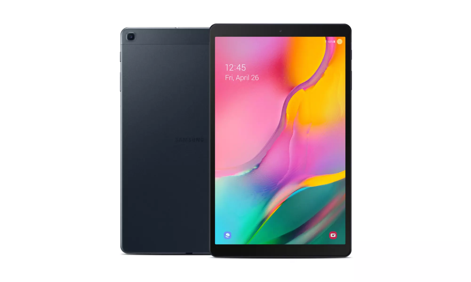 Samsung Galaxy Tab A 10.1-Inch 64GB Wi-Fi Tablet (Black, 2019) (Renewed) - Second Medium