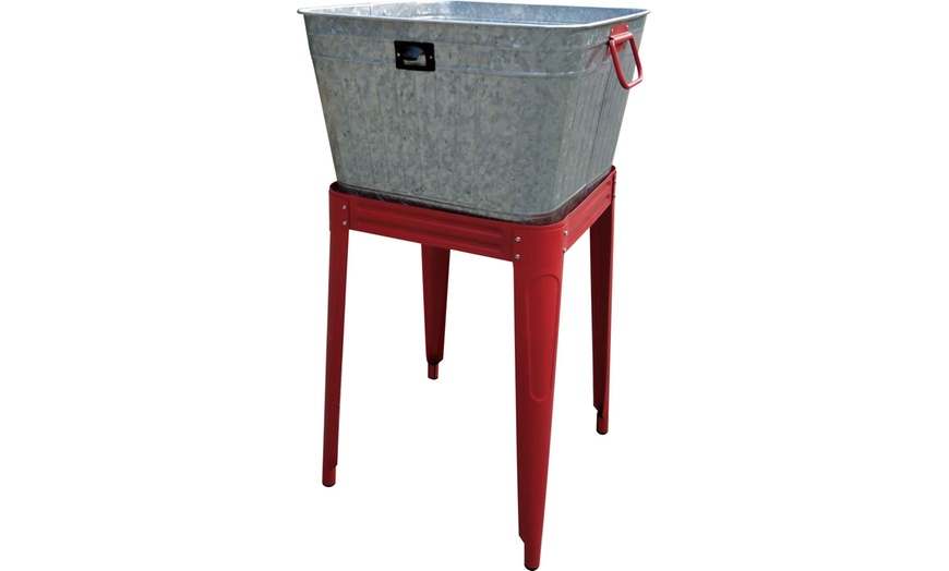 standing beer cooler