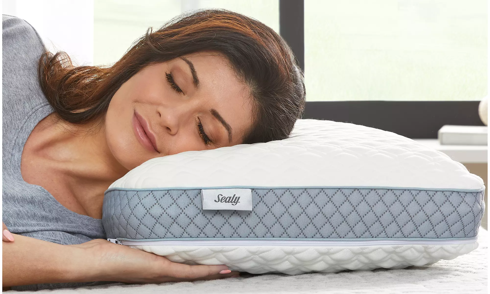 Sealy Memory Foam Bed Pillow - Second Medium