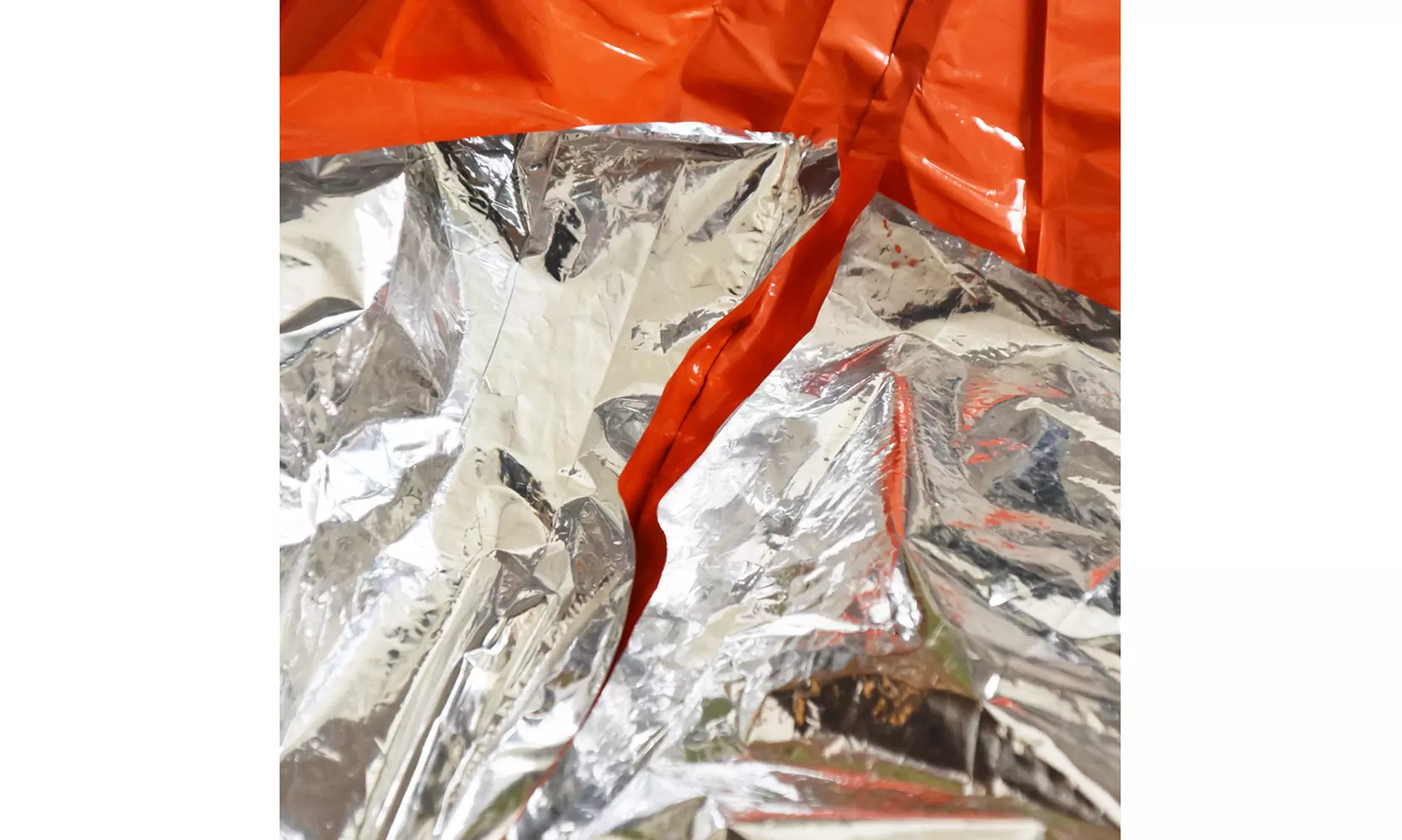 Reusable Mylar Thermal Blanket Poncho Emergency Survival Rain Camping Gear