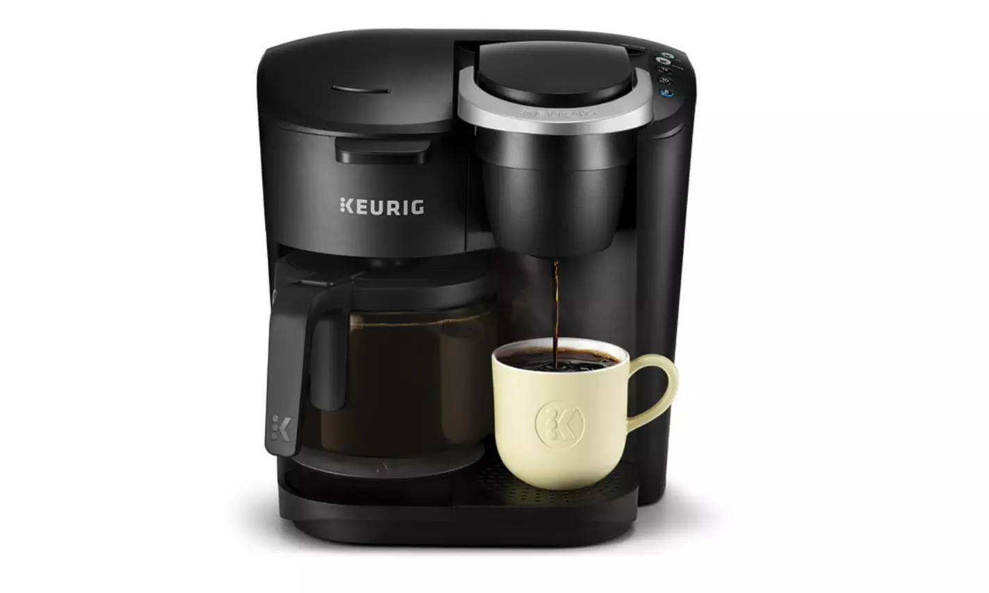 Keurig K-Duo Essentials Single Serve K-Cup Pod & Carafe Coffee Maker, Black - Primary Image