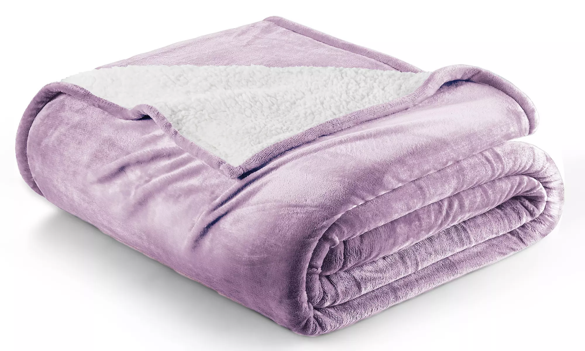 Ultra-Soft Velvet Plush Reversible Sherpa Blanket