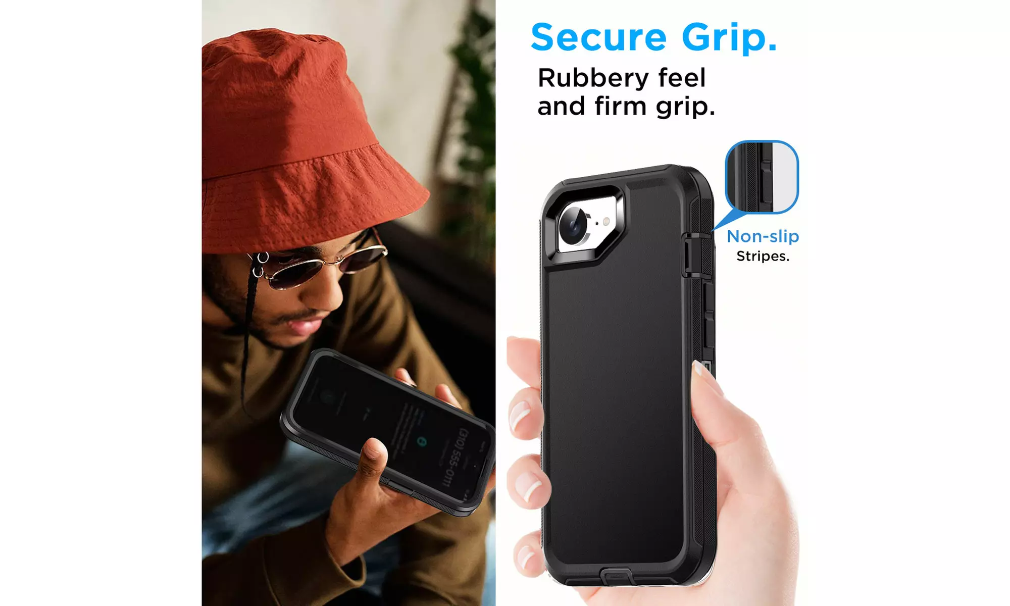 For iPhone 16e Case Heavy Duty Shockproof Rugged Military Drop Protective Cover
