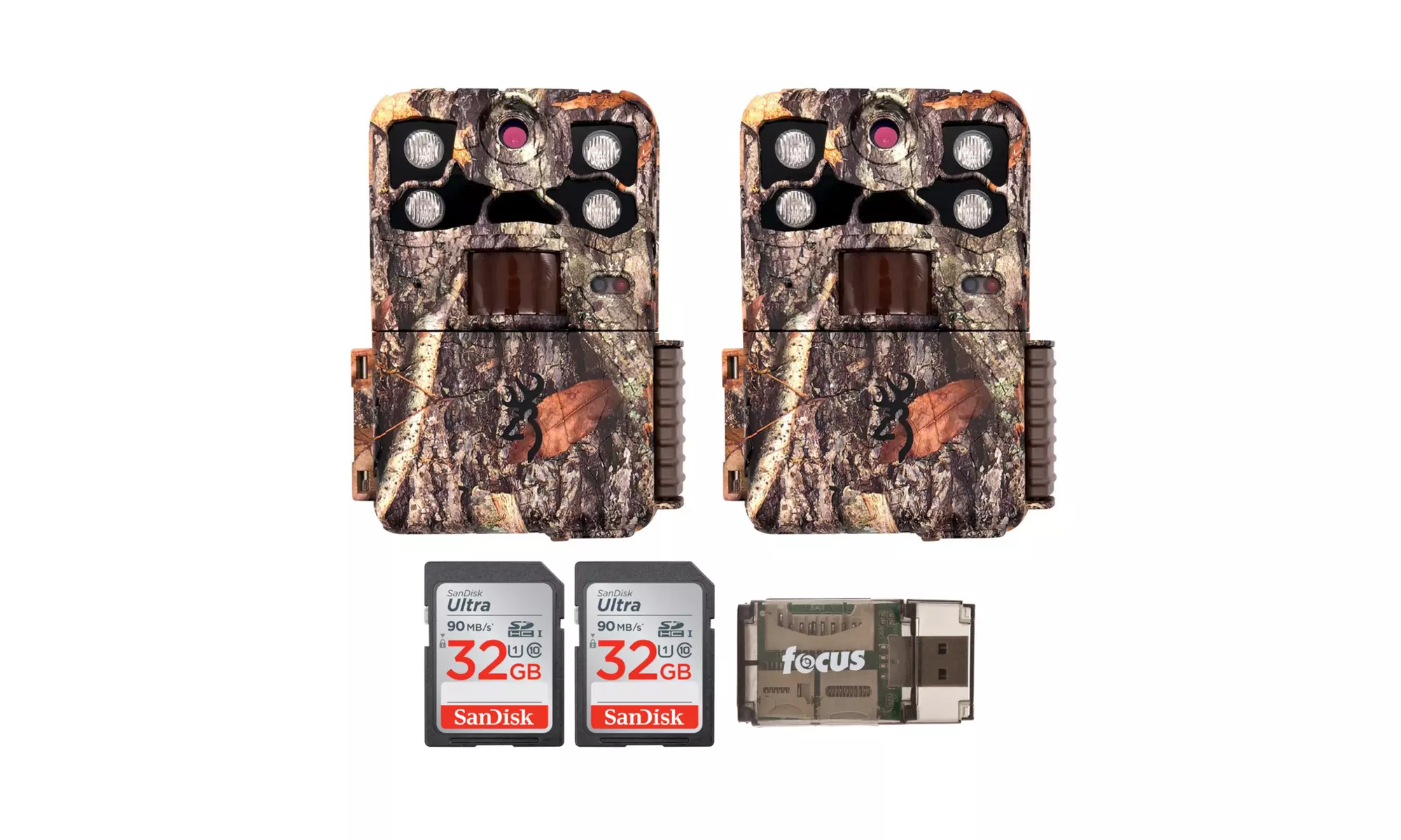 Browning Recon Force Elite HP4 Trail Camera (2-Pack) w/ 32GB Card Bundle - Primary Image