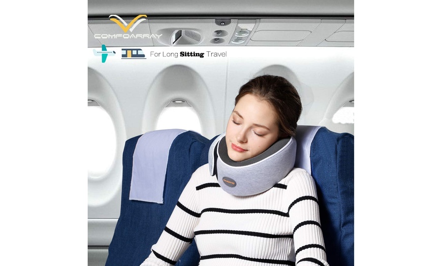 ComfoArray Head Support Travel Pillow More Supportive Design